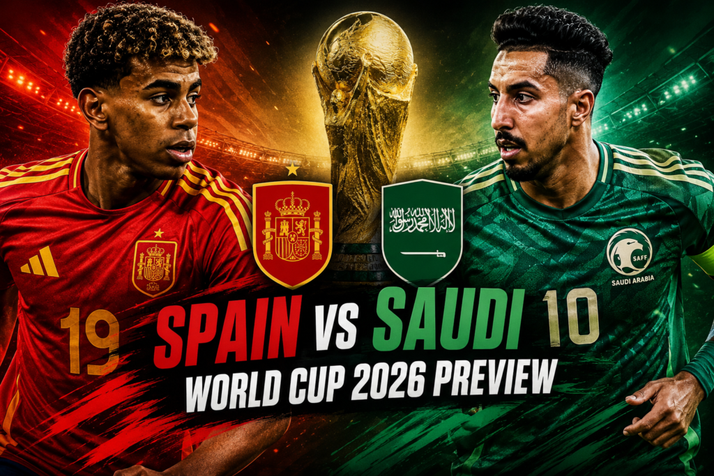 Spain vs Saudi Arabia World Cup 2026 preview Mercedes-Benz Stadium Atlanta