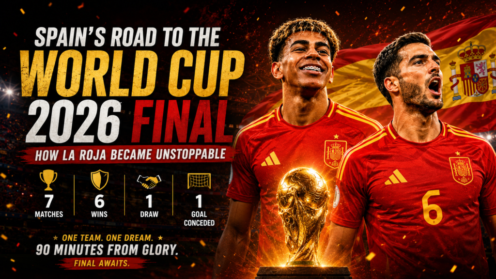 Spain World Cup 2026 road to the final