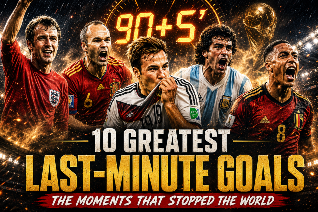 World Cup last minute goals ranked — top 10 dramatic finishes in World Cup history
