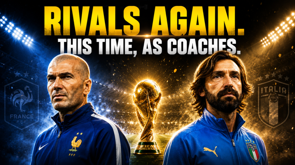 ZIDANE and PIRLO national team coaches 2026