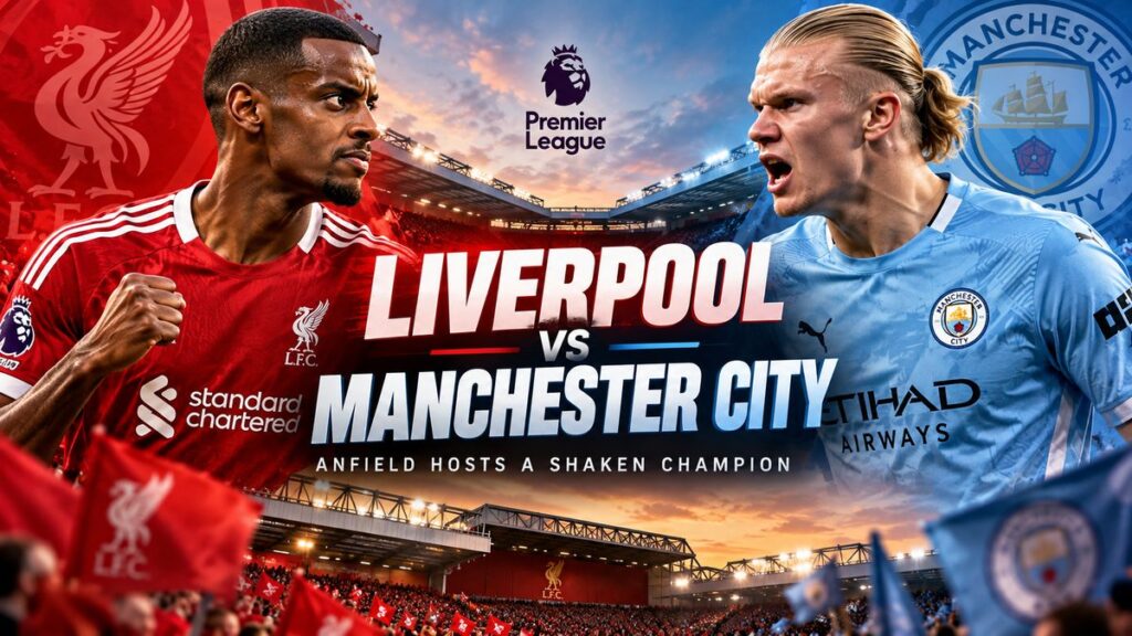 Liverpool vs Manchester City preview graphic